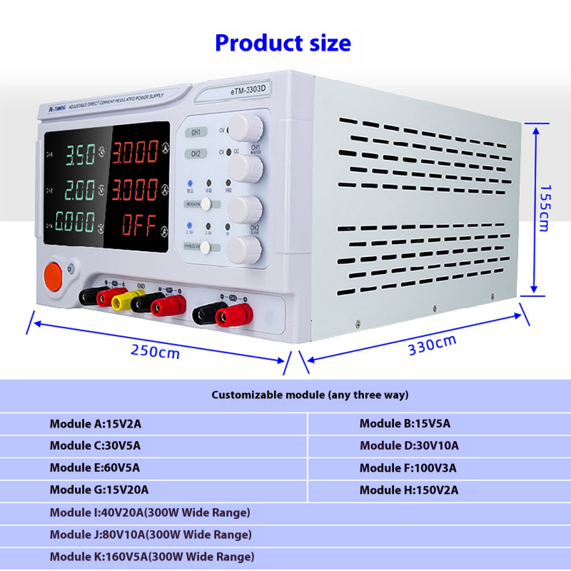 Lineares Desktop-Netzteil 4-st – Dual Channel Linear Power Supply 30V 5A Bewertung und Preis